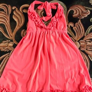 MODA International Halter Knit Dress Dress/Coverup